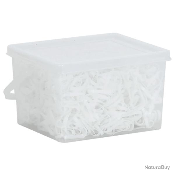 Bandes tress�es pour chevaux 2500 pcs silicone blanc