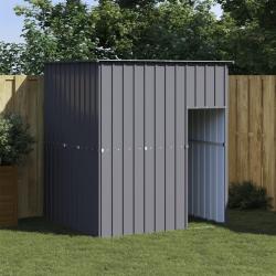 Niche pour chien avec toit anthracite acier galvanis&eacute;