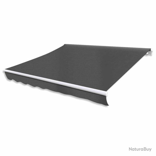 Auvent pliable motoris� 400 cm Anthracite