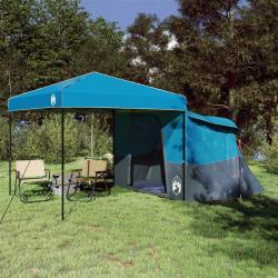 Ensemble de Tentes de Camping 2 pcs Bleu Taffetas et Tissu