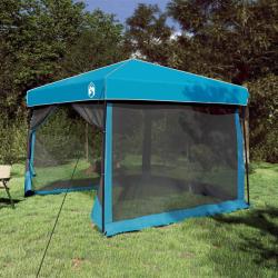 Ensemble de Tentes de Camping 2 pcs Bleu Taffetas et Tissu
