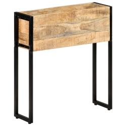 Jardini&egrave;re 60x20x68 cm Bois de manguier brut