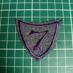 Insigne US WWI - 7th Corps (7&egrave;me Corps d'Arm&eacute;e)