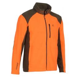 Polaire Zipp&eacute; Percussion orange