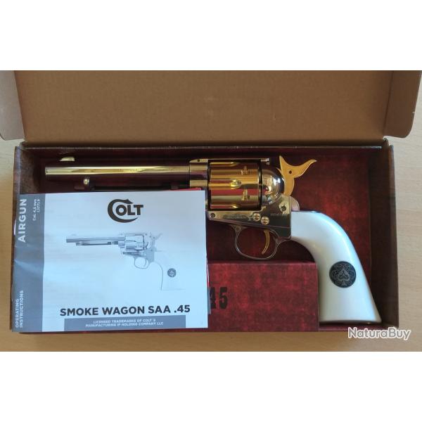 Revolver CO2 Umarex Colt SAA   "SMOKE WAGON"  cal 4,5 diabolos (3 Joules)