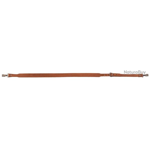 Bretelle fusil en cro�te de cuir avec mousquetons