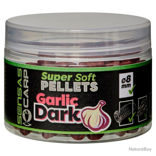 SENSAS SUPER SOFT PELLETS 60GR SENSAS 6mm Dark Garlic