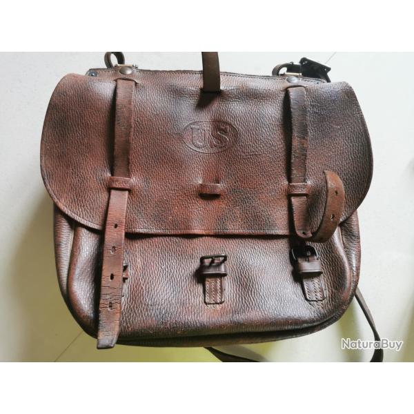 Militaria Sacoche de selle cavalerie US WW1 authentique