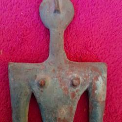 Ancienne statuette Nagariga bronze