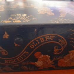 Ancienne boite napoleon III  biscuits Olibet