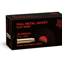 Munitions GECO 38 Special 158GR FMJ Flat Nose x50