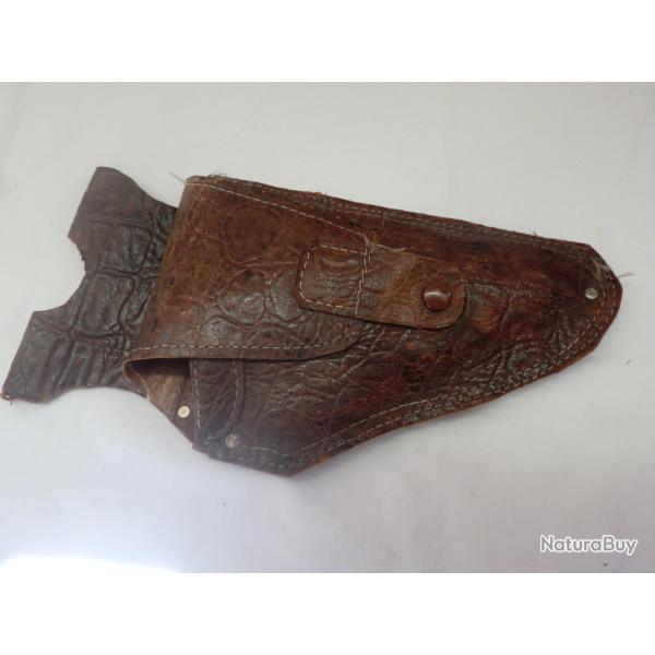 ancien etui cuir pour arme a feu a d�finir
