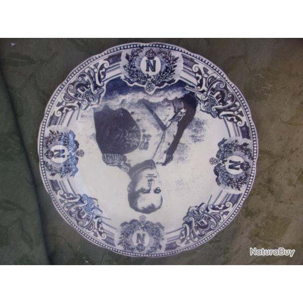 assiette/plat en Fa�ence Napol�on