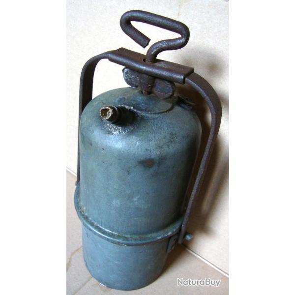 Lampe de mineur � ac�tyl�ne carbure � restaurer ou pour d�co .