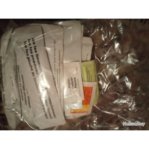 MRE EPA Ration Pays-Bas Accessoires, Boissons, etc