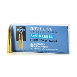 PPU 8X51 R Lebel FMJ BT 200gr x20