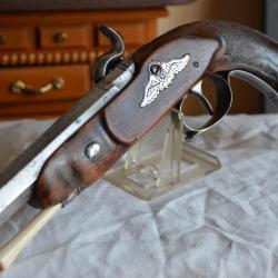 pistolet percussion officier 1820 A 1840