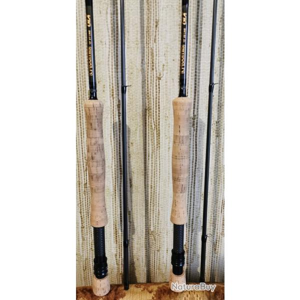 Deux cannes � mouches ARTISANALES, Haut de Gamme de chez G. LOOMIS