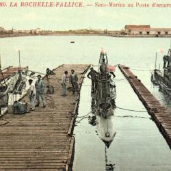 Carte Postale La Rochelle-Pallice Sous-Marins -N&deg;7727