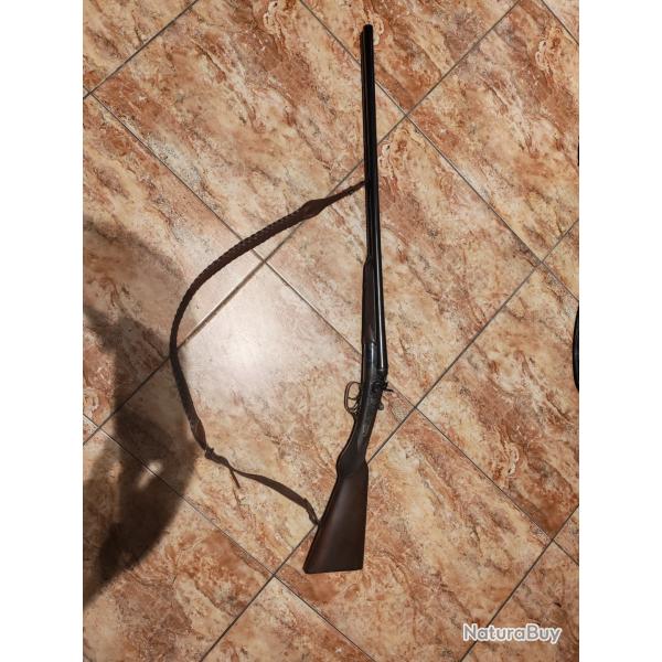 FUSIL A CHIENS EXTERIEUR PERCUSSION CENTRALE CAL 16