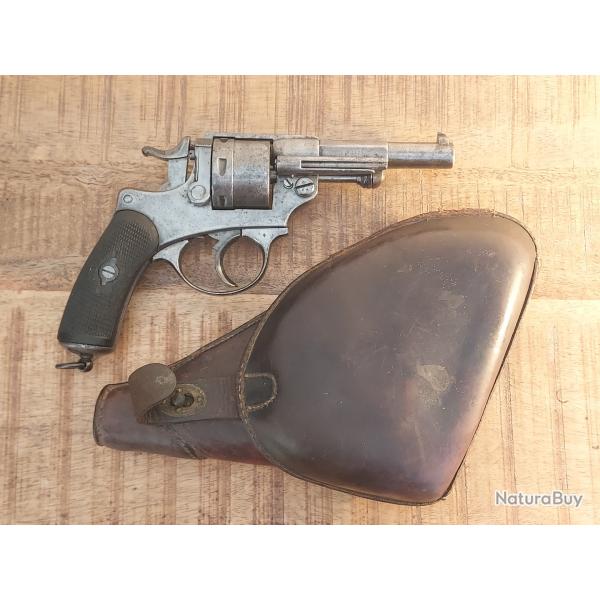 Revolver CHAMELOTS DELVIGNE 1873 11mm avec holster