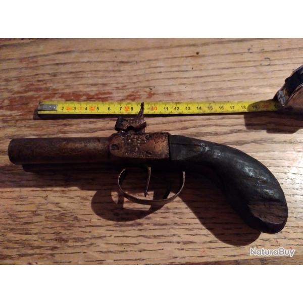 Pistolet de voyage 12mm deux canons