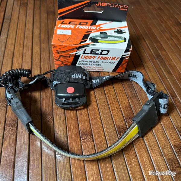 Lampe Frontale Bandeau Led JIGPOWER 350 lumens grand angle - p�che - outdor