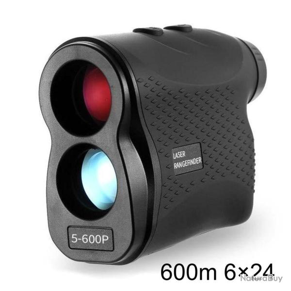 T�l�m�tre Laser 600 m 6�24 Mesure Distance Chasse Randonn�e Piles AAA
