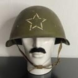 Tr&egrave;s rare casque SSH-40 de l'infanterie de Marine sovi&eacute;tique de la Seonde Guerre Mondiale