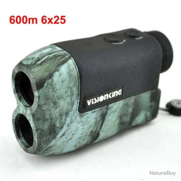 T�l�m�tre 6x25 Laser 600m Distance Chasse Outdoor Visionking