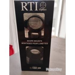 2  colliers pour montage de lunette