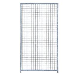 Kit chenil maille carr&eacute;e avec panneaux 1,50 m et 2 m