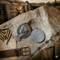 M&eacute;daillon du Vainqueur de Verdun ( 18 mm) Reproduction-copy