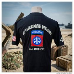 T-Shirt manche courte 100% coton de la 82e Airborne