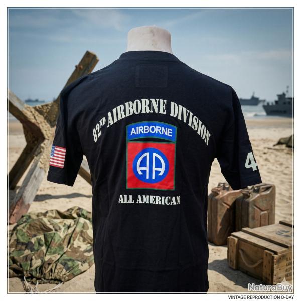 T-Shirt manche courte 100% coton de la 82e Airborne