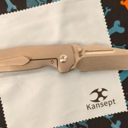 KANSEPT Dreadnaught Thumb Stubs Stonewashed Titanium Handle