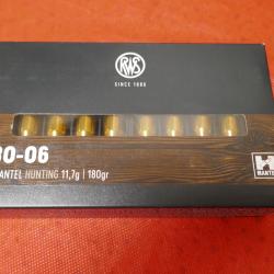 Boite de 20 cartouches RWS 30-06 Spring H-MANTEL 11.7g/180gr