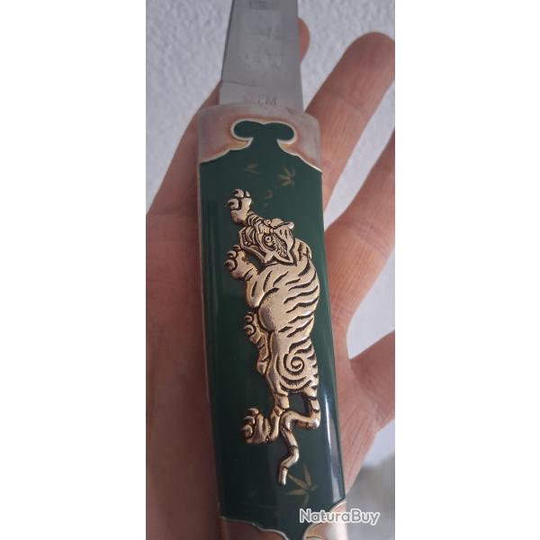 Franklin Mint "Tiger of the East" couteau Collector Tanto USA