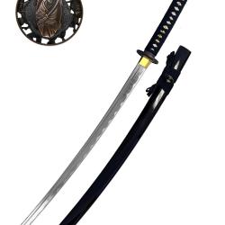 Sabre Le Dernier Samoura&iuml; - Lame avec Gravure