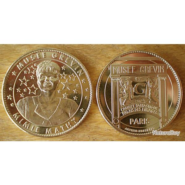 Medaille Mimie Mathy Musee Grevin Monnaie de Paris