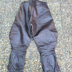 Pantalon cuir motocycliste ww2