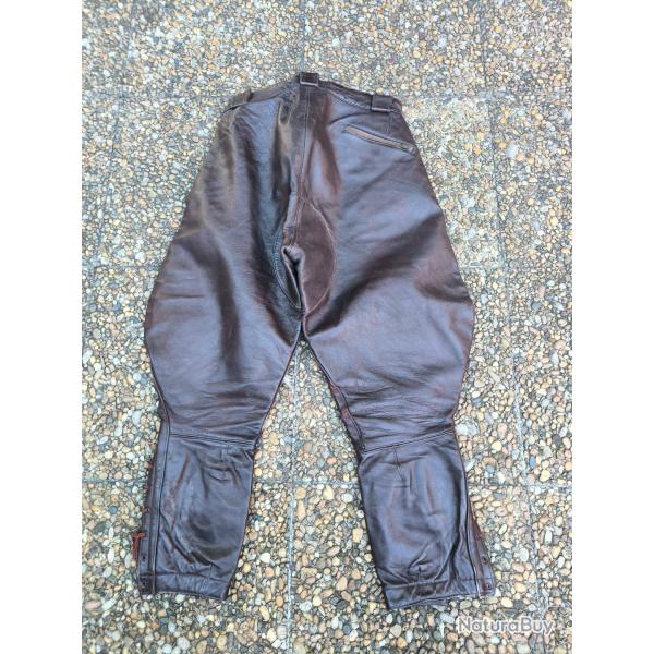 Pantalon cuir motocycliste ww2