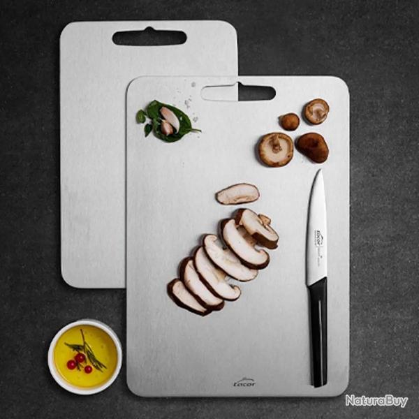 Planche � d�couper en acier inoxydable 20x30 cm - LACOR