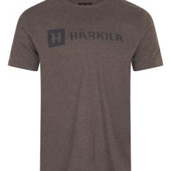 T-SHIRT HARKILA IDENTITY S/S BROWN MELANGE TAILLE XXXL NEUF