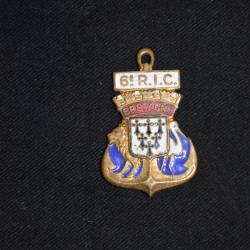 INSIGNE 6&deg; REGIMENT D'INFANTERIE COLONIALE-ARTHUS BERTRAND PARIS DEPOSE-CAMPAGNE DE FRANCE 1940