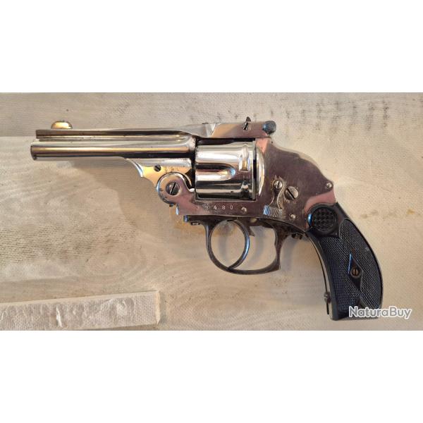 Revolver hammerless 320 top break 5 coups superbe �tat d'origine apte aux tirs, Chromer a 98%.