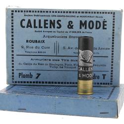 20 cartouches anciennes calibre 20/70 Callens & Mod&eacute;