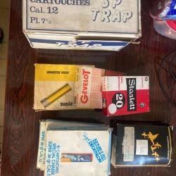 Cartouches de chasse et ball trap calibre 12