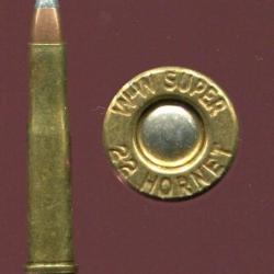 .22 Hornet - WW SUPER - balle cuivre pointe plomb