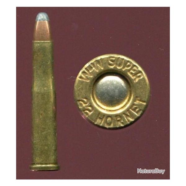 .22 Hornet - WW SUPER - balle cuivre pointe plomb